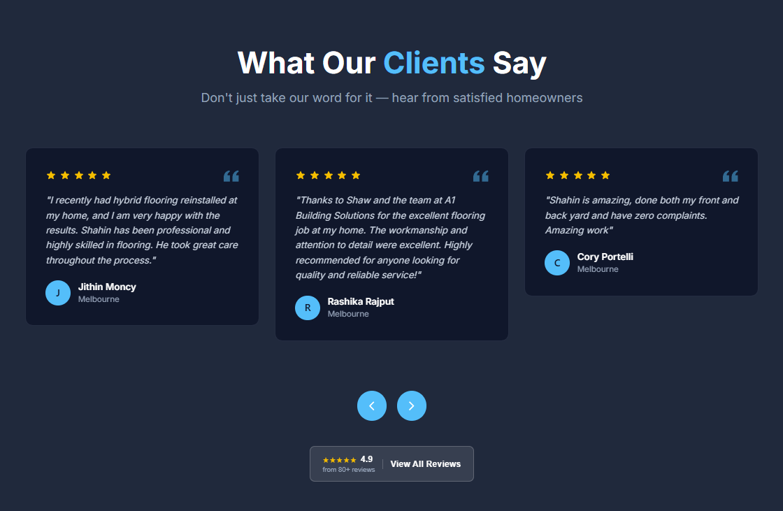 A1 Building Solutions Reviews